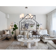 Люстра Ambrella light LH56251/5 SN/FR никель/белый матовый E27/5 max 60W D600*590