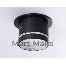 Светильник Ambrella light TA1432 SBK/FR черный песок/белый матовый GX53 D85*95