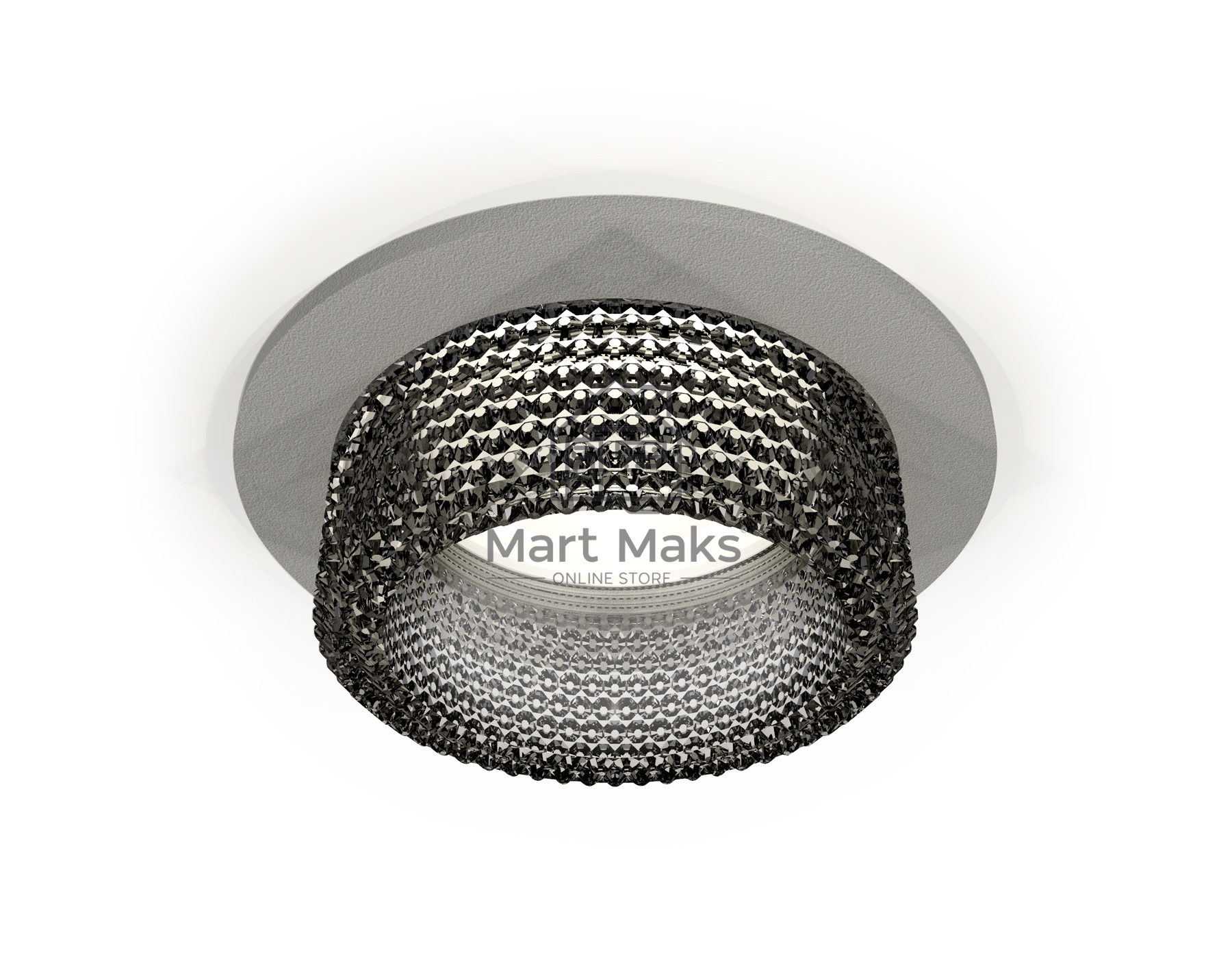 Комплект встраиваемого светильника Ambrella light XC6514041 SGR/BK серый песок/тонированный MR16 GU5.3 (C6514, N6151)