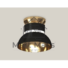 Светильник Ambrella Light XS8102061 SBK/PYG/CL черный песок/золото желтое полированное/прозрачный GX53 (N8909, C8102, N8145)