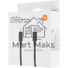 Кабель Xiaomi 6A High-speed USB4 Braided USB-C to USB-C Cable (1m) (BHR087BGL)