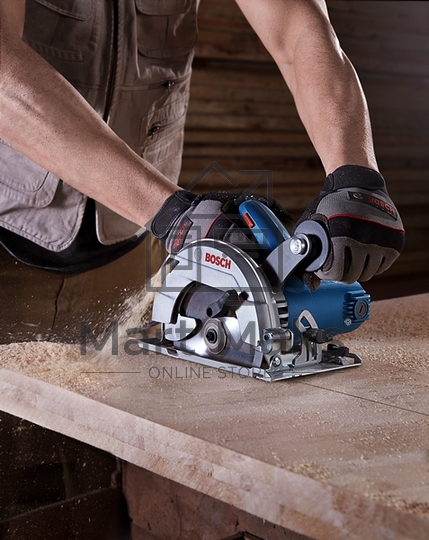 Пилы электрические сабельные, ленточные, Лобзики Bosch GKS 600 06016A9020 Пила дисковая 1200 Вт, 5200 об/мин, 165х20мм мм, 3.6 кг