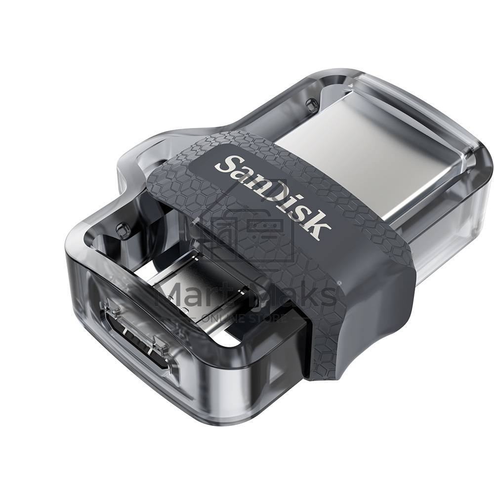 Флешка USB R/W R/W 32GB SanDisk Ultra Android Dual Drive OTG, m3.0/USB 3.0, Black