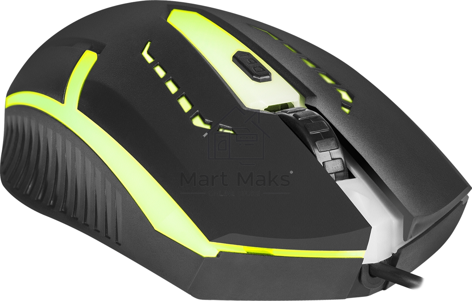 Мышь проводная Defender Hit MB-601 черный, 1200 dpi, USB, кнопки - 4