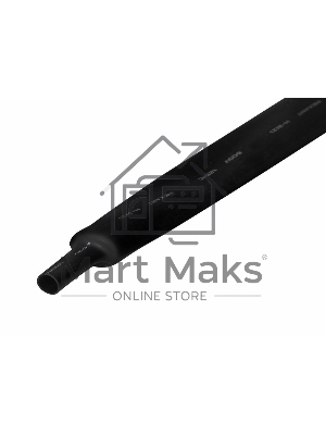 Термоусаживаемая трубка Rexant 22,0/11,0 мм, черная, упаковка 10 шт. по 1 м