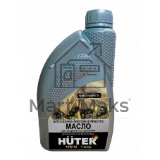 Масло моторное Huter 10W-40 полусинтетическое для четырехтактных двигателей, для техники, 1л.