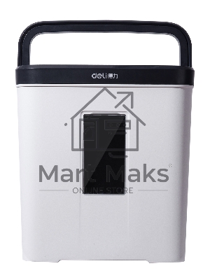 Шредер Deli E9939 белый (секр.P-4)/фрагменты/5лист./12лтр./скобы