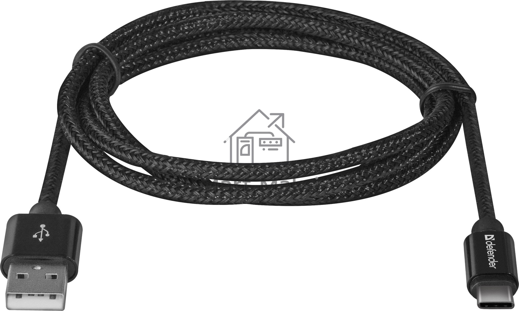 Кабель Defender USB2.0 TO TYPE-C  1M черный USB09-03T