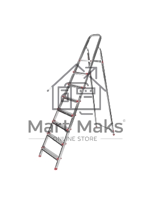 Стремянка металлическая 8 ступенек, усиленный профиль Rexant 12-5058