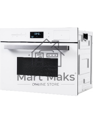 Духовой шкаф электрический Weissgauff OEMS 459 PDW белый, встраиваемый