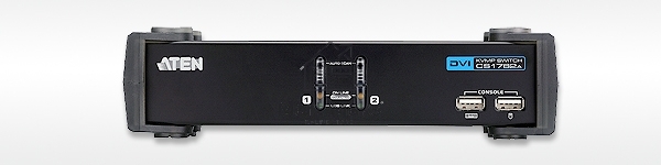 Переключатель электронный CUBIQ 2 PORT USB 2.0 DVI KVMP SWITCH