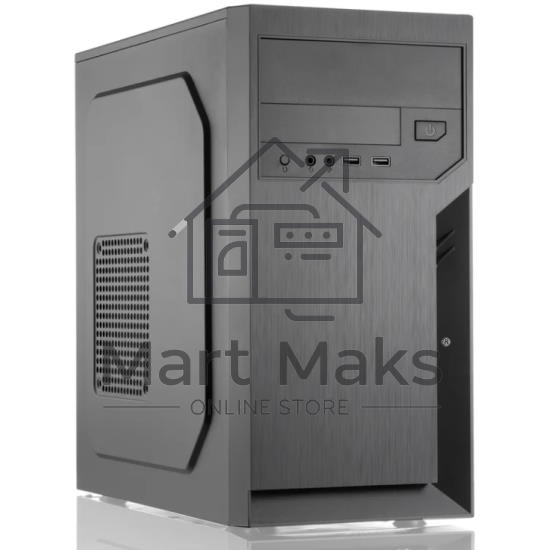 Компьютерный корпус с блоком питания 450Вт. Case Foxline FL-702, mATX, 1x5.25EXT, 1x3.5EXT, 2x3.5INT, 2xUSB2.0, HDA, w/o FAN, w/450W ATX PSU, w/1.2m EU pwr cord