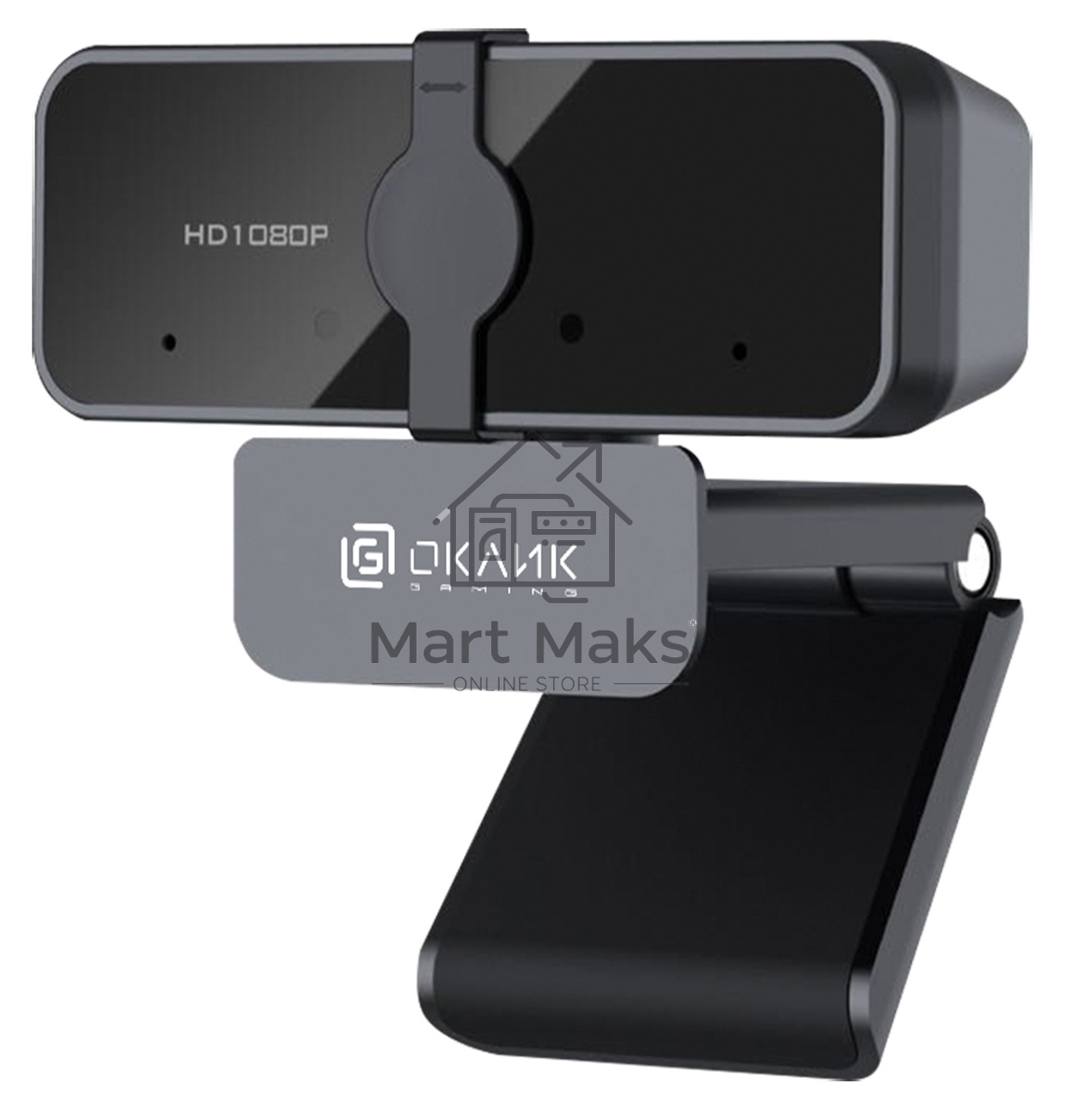 Камера Web Oklick/Оклик OK-C21FH черный 2Mpix (1920x1080) USB2.0 с микрофоном