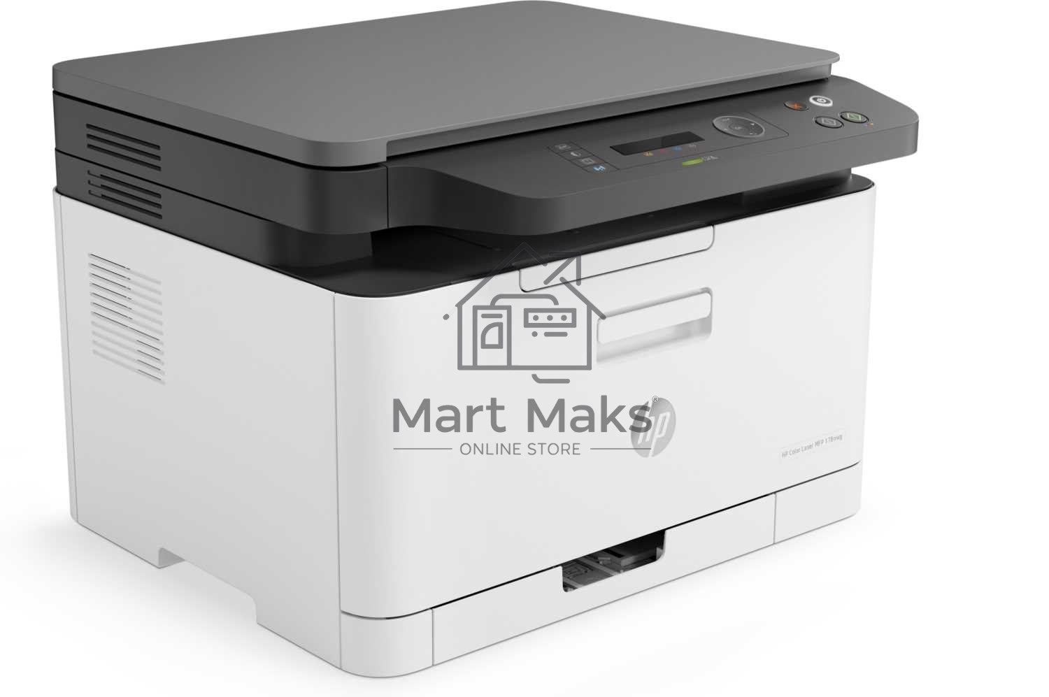 МФУ лазерное HP Color 178nw (4ZB96A), A4, цветной, печ. до 18 стр/мин. (ч/б) до 4 стр/мин. (цвет), 600 x 600 dpi, USB, RJ-45, Wi-Fi, Air Print, Mopria