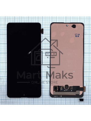 Дисплей для Samsung Galaxy A71 SM-A715F в сборе с тачскрином (OLED) черный
