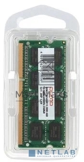 Оперативная память QUMO, DDR3, 8GB (1x8GB), 1600MHz, CL11, SO-DIMM