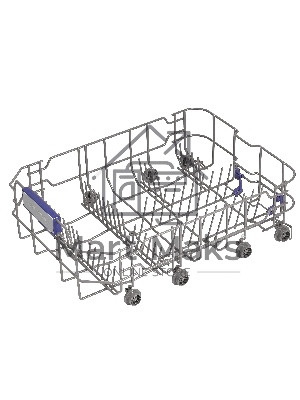 Встраиваемая посудомоечная машина Maunfeld MLP-082D Light Beam, серебристый, 44.8 см, 9 компл., 49 дБ, класс A++