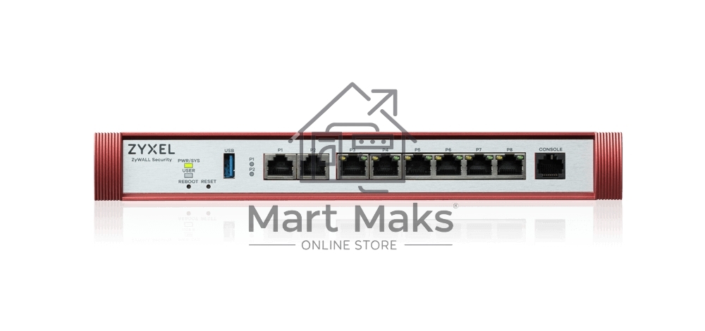 Межсетевой экран Zyxel USG FLEX 200H, Rack, 2xRJ-45: 1/2.5G (LAN/WAN), 6xRJ-45: 1G (LAN/WAN), 1xUSB3.0 (Не продается отдельно, только в составе комплекта)