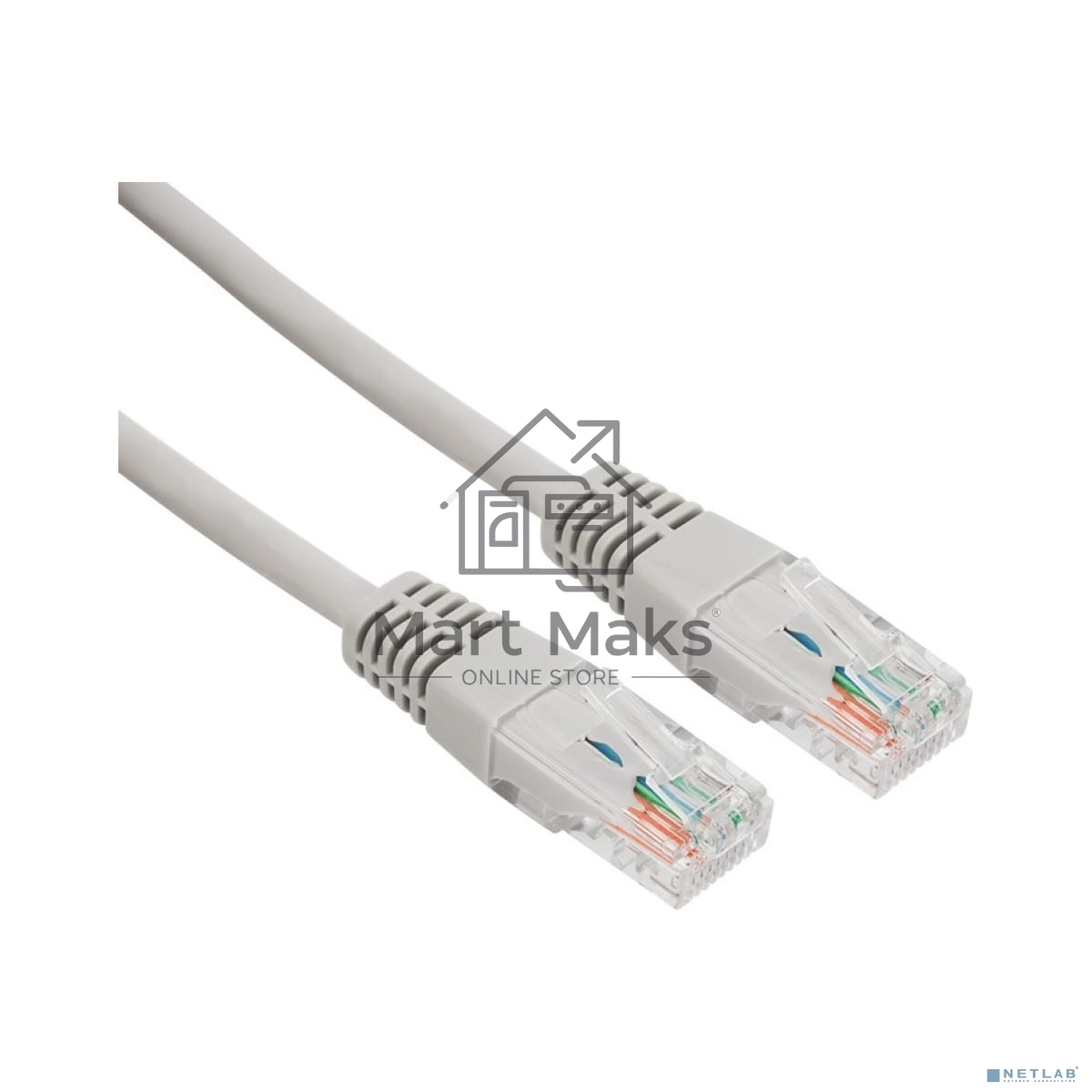Пaтч-корд U/UTP Rexant, категория 5e, RJ45-RJ45, неэкранированный, LSZH серый, 5м