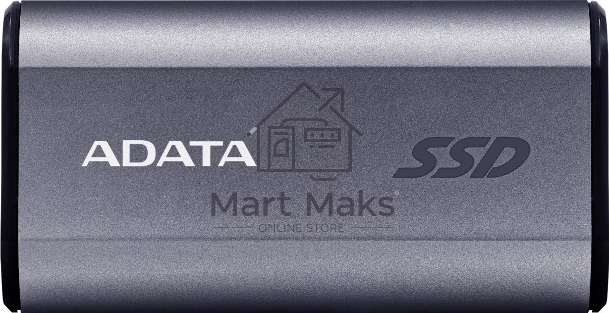 Твердотельный диск A-DATA External SC750 серый SC750-1000G-CCBK 1TB USB 3.2 Gen 2 Type-C, R/W -1050/1000 MB/s