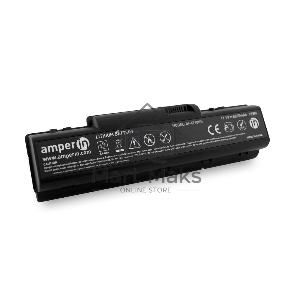 Аккумуляторная батарея Amperin для ноутбука Acer Aspire 2930 11.1V 8800mAh (98Wh) AI-4710HH