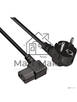 Кабель питания ExeGate OfficePC PC-1,8 450W (Евровилка Schuko ->C13 угловой, черный, 1.8м)