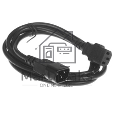 Кабель питания сист.блок-монитор Cablexpert PC-189-1-5M, 5м, C13-C14, 3x1кв.мм., черный, с заземлением