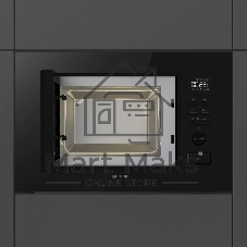 Встраиваемая микроволновая печь Gorenje BM201M2TBG черный, 20 л, 800 Вт, переключатели - сенсор, поворотный механизм