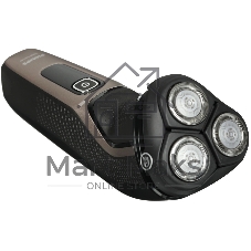 Бритва электрическая роторная Philips S3242/12 питан.:аккум. черный/серебристый