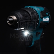 Дрель-шуруповерт Makita DHP490F003, 18 В, 3 Ач, 50 Нм, бесщеточный, ударный