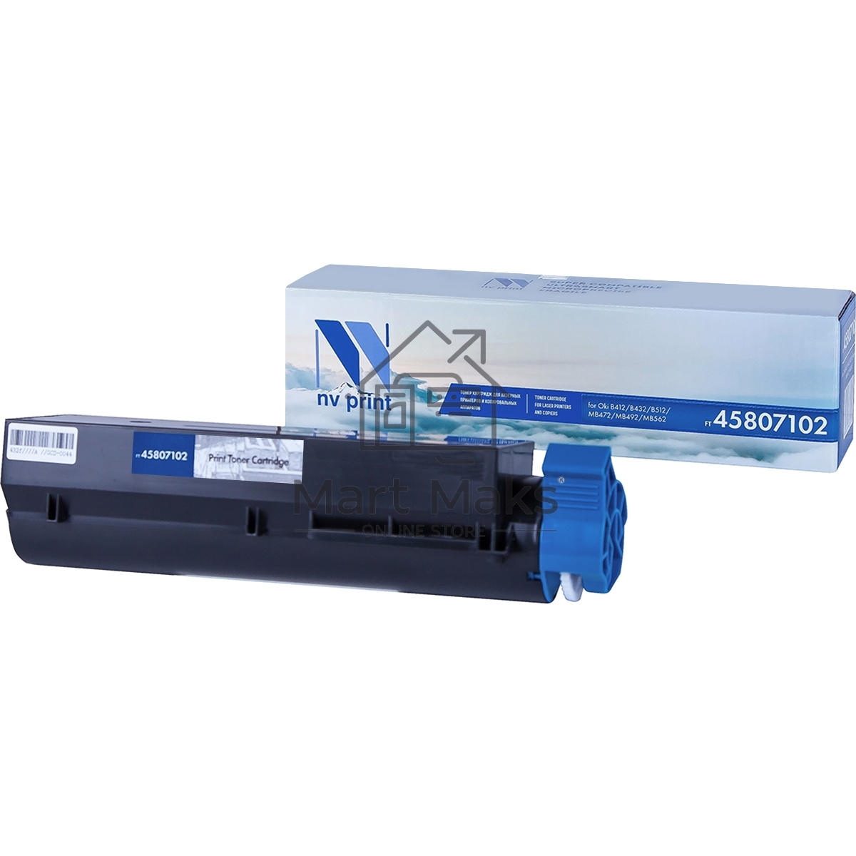 Картридж NVPrint совместимый Oki 45807102 для B412/B432/B512/MB472/MB492/MB562 (3000k)