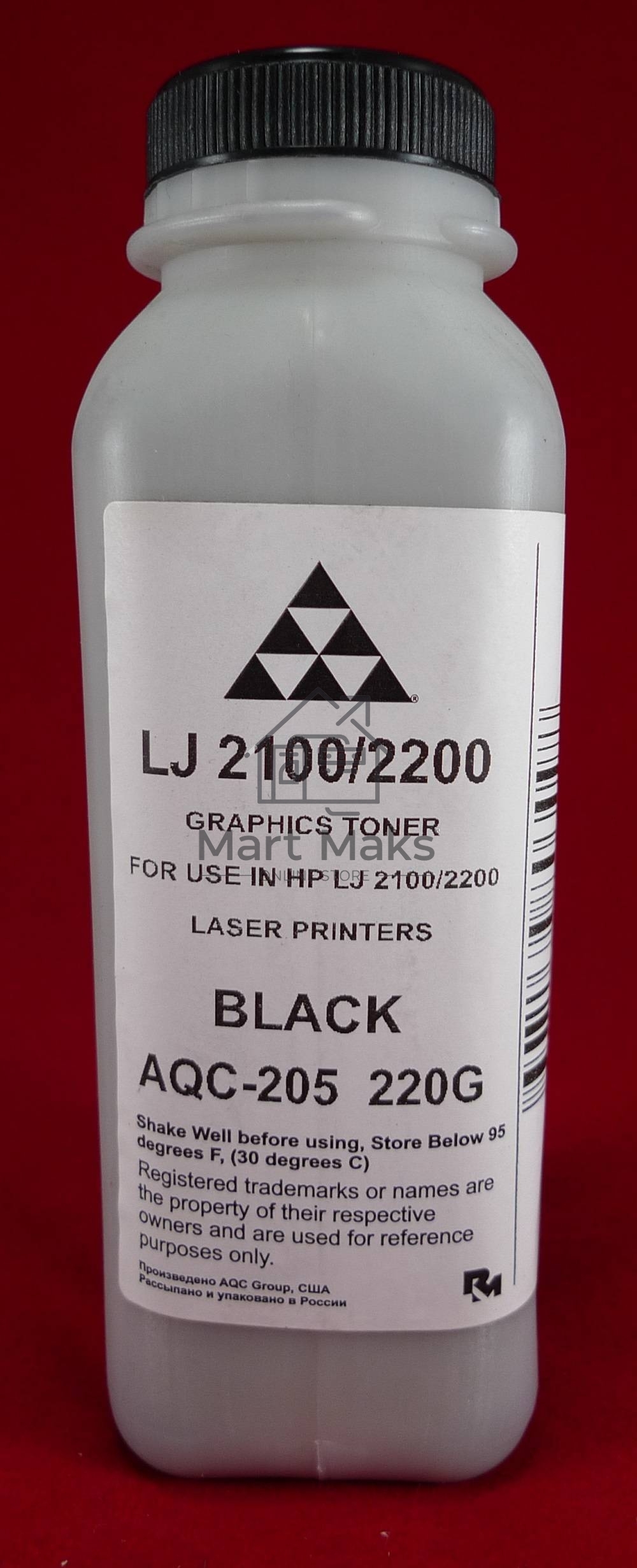 Тонер HP LJ 2100 (фл 220г.) (AQC-США фас России)