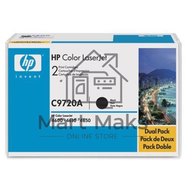 Картридж лазерный HP C9720A черный для Color LJ4600 Series, Black 9000стр.