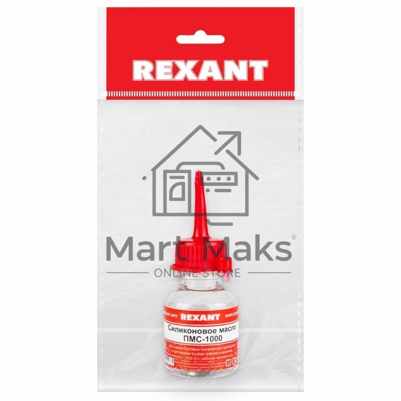 Силиконовое масло Rexant, ПМС-1000, 15 мл, носик, (Полиметилсилоксан)