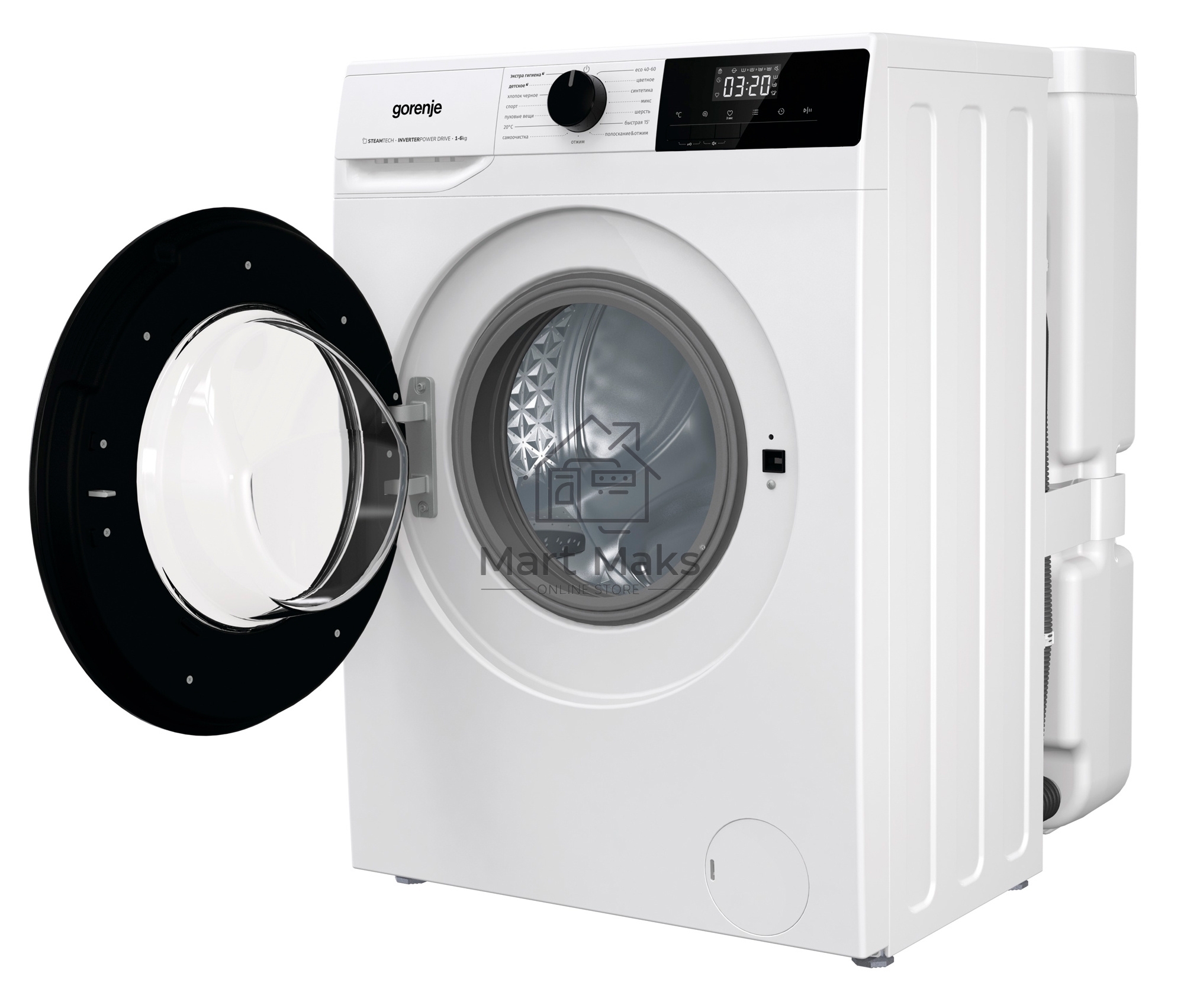 Стиральная машина Gorenje W1NHPI60SCSIRV белый загр. фронтальная макс.: 6 кг 1400об/мин класс: А