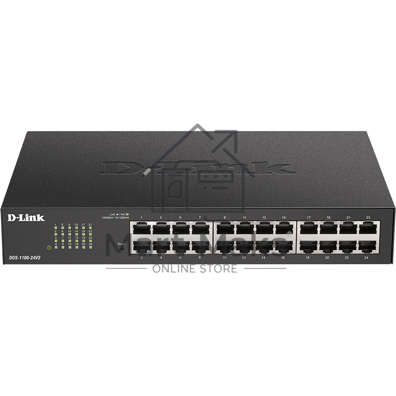Настраиваемый L2 коммутатор D-Link DGS-1100-24V2/A2A c 24 портами 10/100/1000Base-T(465543) 3