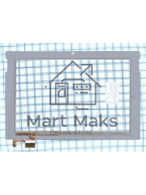 Сенсорное стекло (тачскрин) DY10118 (V4) белое