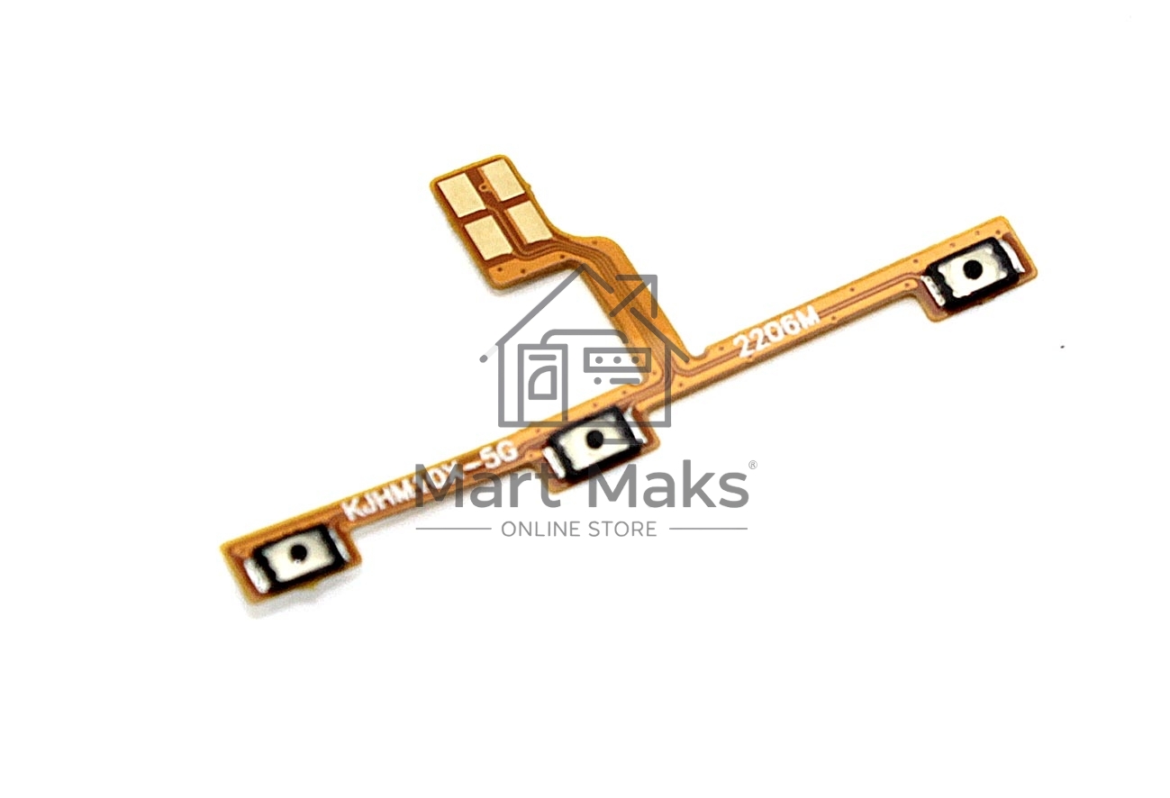 Шлейф кнопки включения и кнопок громкости для Xiaomi Mi Note 10 Lite