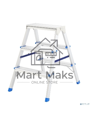 Стремянка Сибртех 97923 двусторонняя 3ст алюминиевая