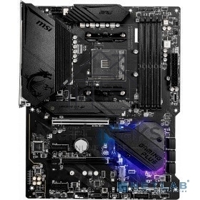 Материнская плата MSI MPG B550 GAMING PLUS, AM4, AMD B550, 4xDDR4, 6xSATA, 2xM.2, 1xPCI-E 4.0 x16, 1xPCI-E 3.0 x4, 2xPCI-E x1, 1xHDMI, 1xDP, 1x 1Gb LAN, 4xUSB-A 2.0, 2xUSB-A 3.2 Gen 1, 1xUSB-A 3.2 Gen 2, 1xUSB-C 3.2 Gen 2, 5x3.5 мм, 7.1, ATX