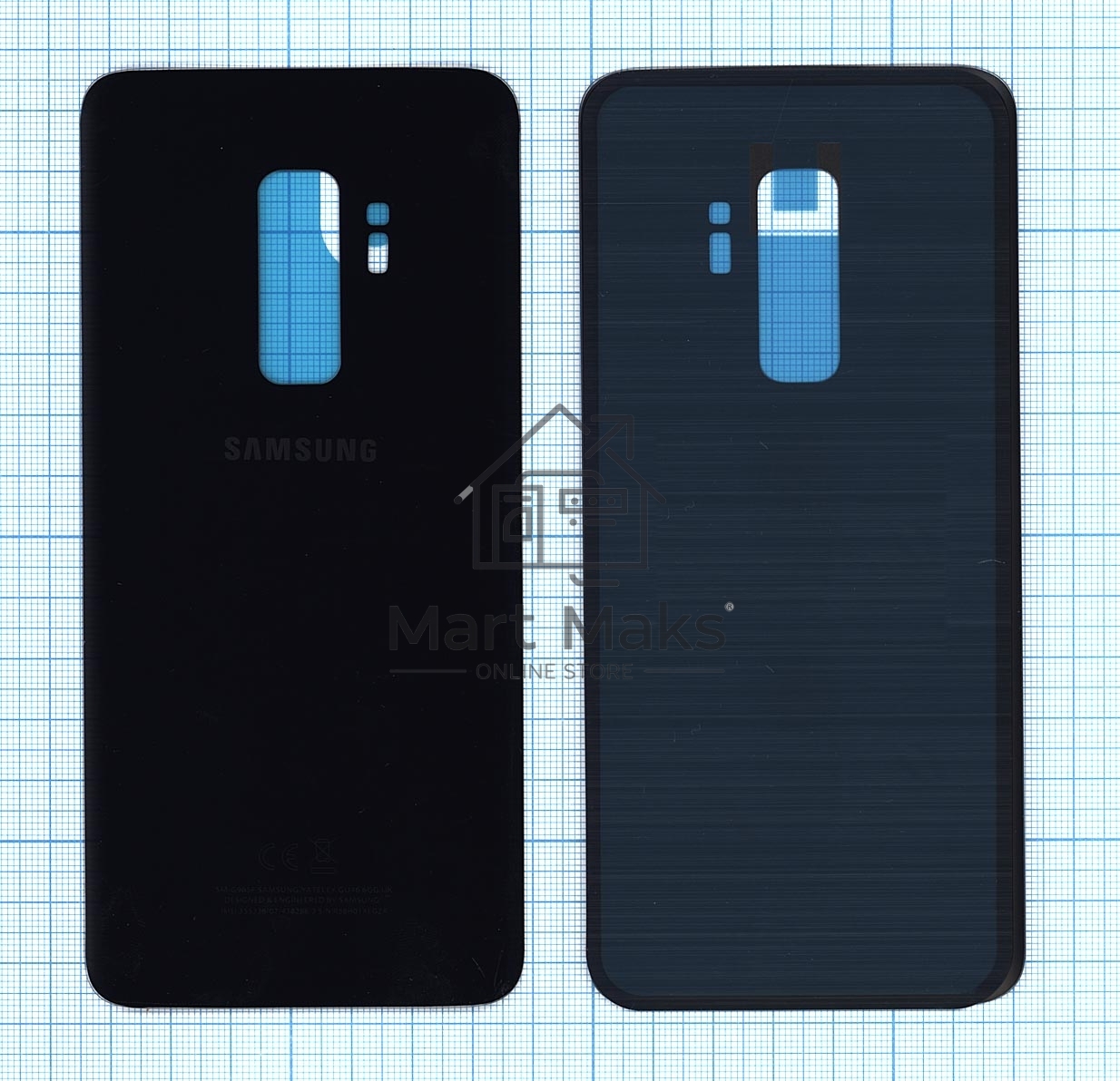 Задняя крышка для Samsung G965F Galaxy S9 Plus черный