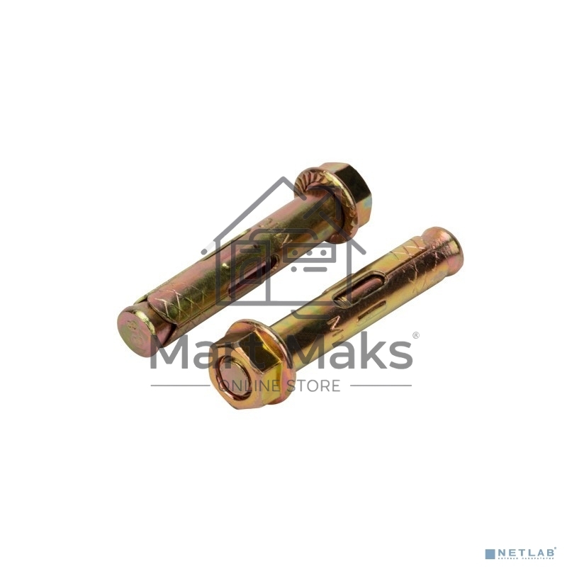 Болт анкерный с гайкой Kranz (KR-01-3818-013) 10х50мм, пакет (4 шт/уп)