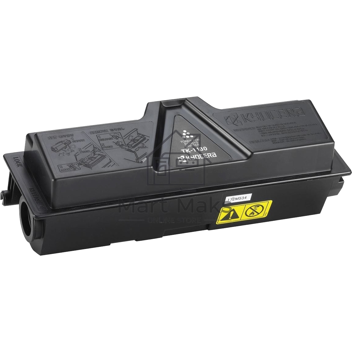 Картридж лазерный Kyocera TK-1130 (1T02MJ0NL0/1T02MJ0NLC) черный для FS-1030MFP/DP/1130MFP, M2030dn/PN/M2530dn 3000 стр.
