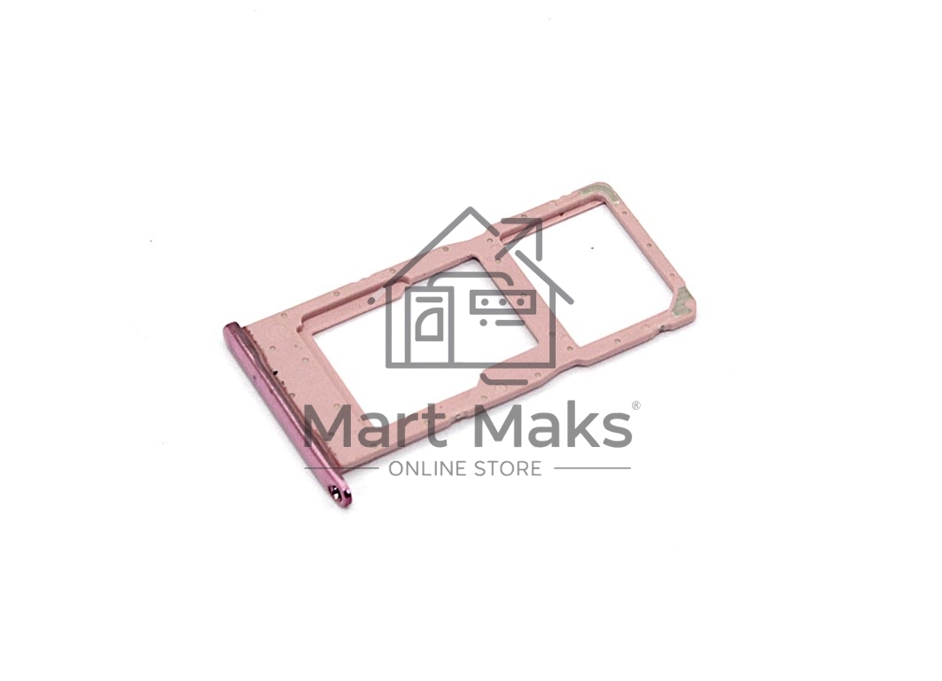 Лоток для SIM-карты Huawei Honor 10 Lite/P Smart 2019 розовый