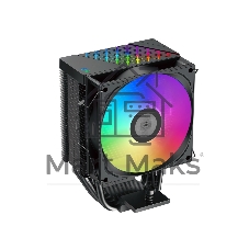 Кулер PCCooler R400 ARGb черный 92мм алюминий+медь 2200r m 30db 4-pin 180W 133мм