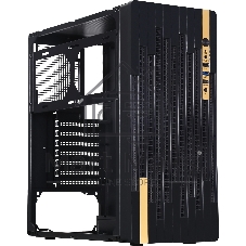 Компьютерный корпус Accord ACC-188R2 черный без БП ATX 4x120мм 1xUSB 2.0 1xUSB 3.0 1xUSB3.1 audio