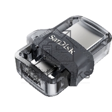 Флешка USB 64 Gb SanDisk Ultra Android Dual OTG, m3.0/USB 3.0, черный