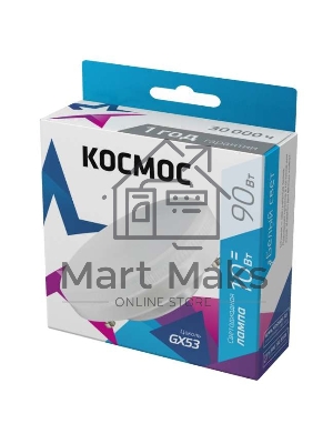 Лампа светодиодная LED 10Вт 220В GX53 4500К Космос Lksm_LED10wGX5345C