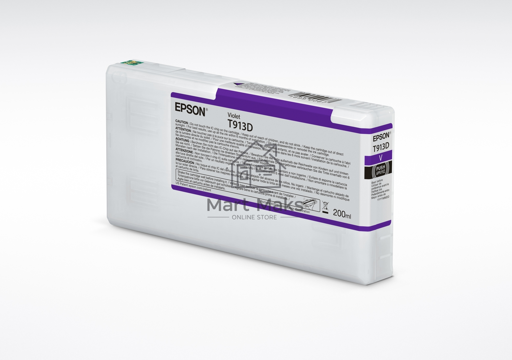 Картридж Epson T913D (C13T913D00) фиолетовый (200 мл) для SureColor SC-P5000V SC-P5000
