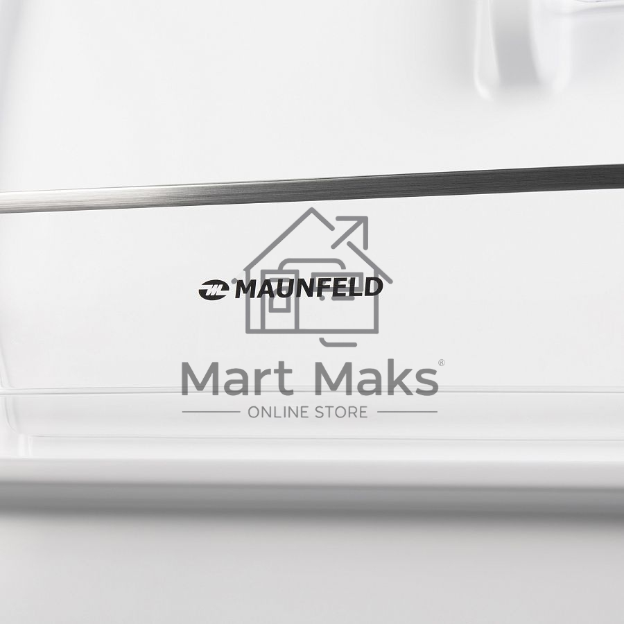 Холодильник Maunfeld MFF185SFW белый двухкамерный 213/104л морозилка снизу